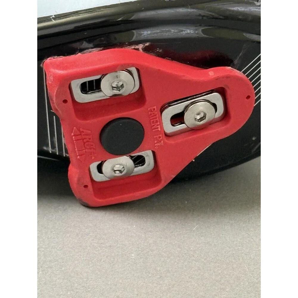 Peloton Cycling Shoes Size 38/ US Women’s Size 7 Black Red White